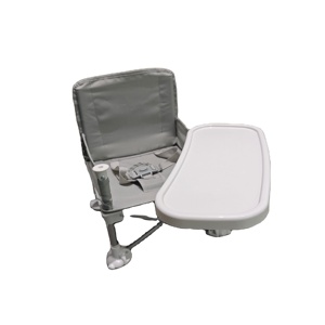 Tiny Marvels Tragbarer 3-in-1 Babystuhl Sitzerhöhung mit Ablage Faltbarer Kleinkindstuhl Kindersicherheitsgurt Mesedora Para - Product Image 1