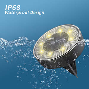 Luci sotterranee a <span class=keywords><strong>Led</strong></span> solari impermeabili per esterno lampada a ingresso Ip67 Rgb giardino a terra spottino luci <span class=keywords><strong>da</strong></span> <span class=keywords><strong>incasso</strong></span> - Product Image 2