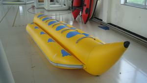 Meilleure vente 17ft Banana Boat <span class=keywords><strong>5</strong></span> places Gonflable Sea Banana Boat Banana Pontoons Tubes à vendre - Product Image 4