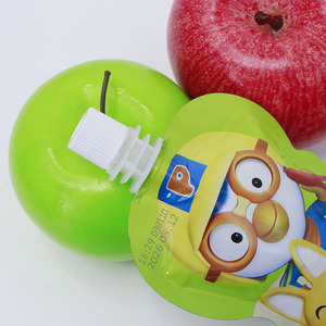 Sacchetto Stand-up Personalizzato con Logo e Forma Unica con Beccucci per Insalata 300mm Prodotto per Confezionamento di Succhi e Bevande - Product Image 2