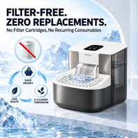 Fontaine à eau automatique inclinable en plastique pour animaux de compagnie, sans filtre, avec séparation des eaux usées, pour chats et chiens, eau chaude et confort