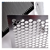 Maille de fil métallique en acier inoxydable perforée avec trous hexagonaux et service de découpe sur mesure de fournisseurs chinois