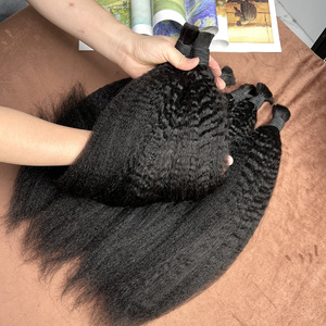 Cabello Humano Virgen Vietnamita Crudo Liso Kinky al por Mayor para Trenzas, Extensiones de Cabello con Cutícula Alineada - Product Image 5