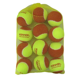 Pelotas de Tenis de Transición para Niños <span class=keywords><strong>KANNON</strong></span>, Color Naranja, Rojo y Verde, con Bolsa de Malla, Paquete de 12, Hechas en China - Product Image 1