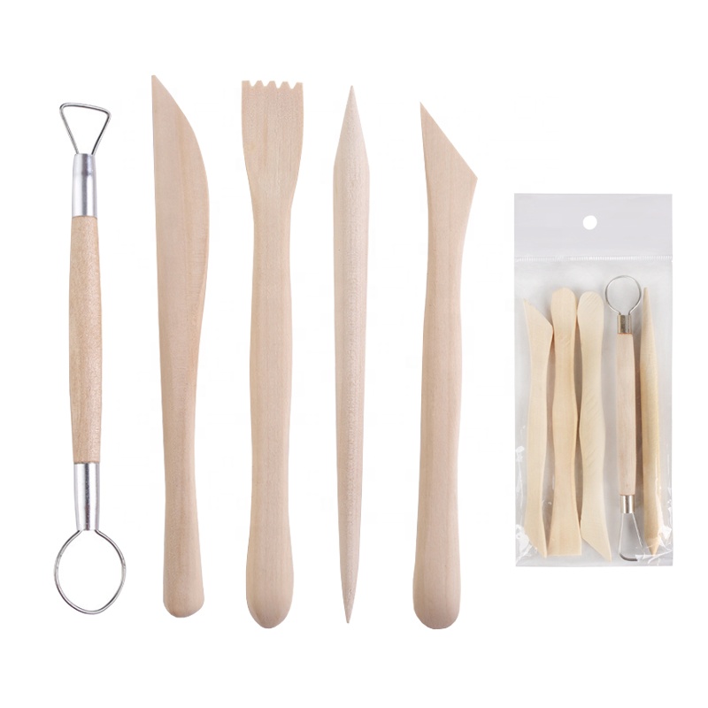 5 шт. деревообрабатывающий инструмент для резки керамики инструмент комплект глина для творчества, набор инструментов для керамического литья ремесла Сделай Сам