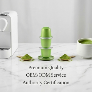 Cápsulas de Té Verde Matcha Certificadas Sin OMG - Cápsulas Puras de Grado Ceremonial para un Consumo Saludable - Product Image 1