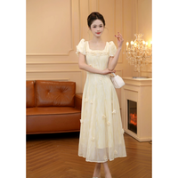 9362 Grace Odeon - Robe de décoration 3D de style français, douce et élégante, design de niche