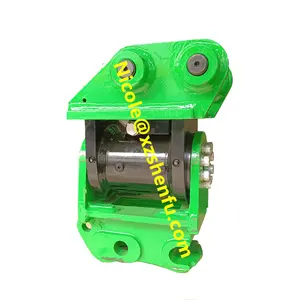 Backhoe Excavator Tilt Rotating Quick Hitch Coupler For 1-10 Tons Excavators