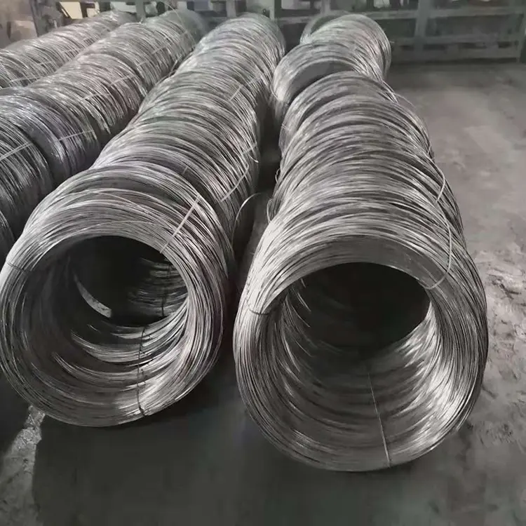 Prix de gros fil galvanisé Fil d'acier électro-galvanisé à faible teneur en carbone métal fer