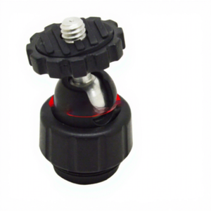 Mini cabezal esférico giratorio 360°, adaptador de inclinación con doble tornillo de 1/4 para cámara y luz LED, cabezal panorámico de <span class=keywords><strong>mano</strong></span>, compatible con DSLR, soporte de luz - Product Image 5