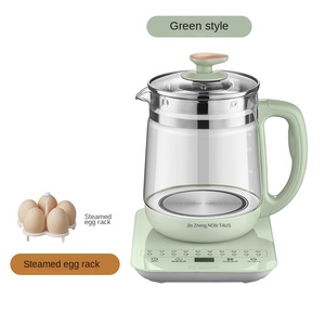Non Stick Ceramic Milk Pot with Lid and Metal Handle BPA Free Recyclable 1L Heating Pan for Muddling - Product Image 1