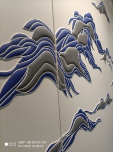 لوحة حائط فنية ثلاثية الأبعاد فاخرة مخصصة لديكور المنزل طراز كلاسيكي عصري لغرفة المعيشة والفندق وغرفة النوم وخلفية التلفزيون مقاومة للماء - Product Image 2