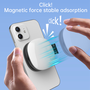 Mini miroir portable magnétique avec lumière d'appoint pour téléphone, idéal pour les selfies, le maquillage, la vidéo, la photographie, l'utilisation en studio <span class=keywords><strong>YouTube</strong></span>, luminosité réglable - Product Image 5