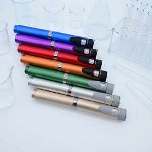 New Color 60 IU Durable Metal Reusable Injection <b>Pen</b> Rubber Stopper Custom Logo 3ml Cartridge Adjustable Dose <b>Pen</b> - Product Image 6