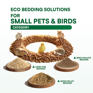 Litière naturelle en pétales de fleurs pour hamster, litière en tofu broyé pour chinchilla, lapin, petit animal, aménagement de cage, sable sans poussière - Product Image 2