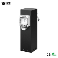 Pédestal d'alimentation extérieur en acier inoxydable 304 IP66 avec prises multi-pays personnalisées 10A/20A 110-250V