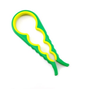 Ouvre-bocal et ouvre-boîte 4-en-1 – Pince à bocal, ouvre-couvercle, ouvre-bouteille, ouvre-boîte – Poignée en caoutchouc antidérapante – Gadget de cuisine facile à utiliser - Product Image 1