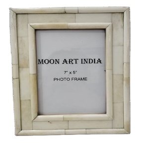 Conçu sur mesure résine bois Art décoratif maison cadre photo os incrustation MDF à vendre - Product Image 1