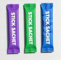 Sachets en plastique Mylar thermoscellables avec logo personnalisé pour café, thé, miel, barres énergétiques, poudre instantanée, emballage alimentaire