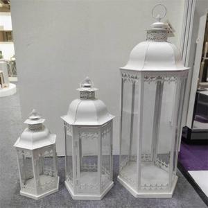 Lanterna a Candela Esagonale Grande in Metallo di Alta Qualità, Popolare e in Super Offerta per Decorazioni Primaverili da Giardino - Product Image 3