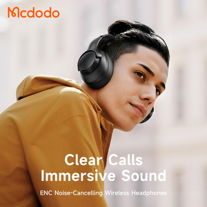 Cuffie Wireless Mcdodo 520 <span class=keywords><strong>ZENO</strong></span> Ultra S01 con ANC Adattivo, 120 Ore <span class=keywords><strong>di</strong></span> Riproduzione, Cancellazione del Rumore -45dB, BT6.0 (PC/Viaggio) - Product Image 2