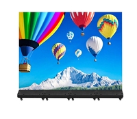 Écran LED KingVision P1.5 P1.8 P2.5, écran LED pliable d'intérieur, affiche LED, totem LED, mur vidéo pour salles de conférence