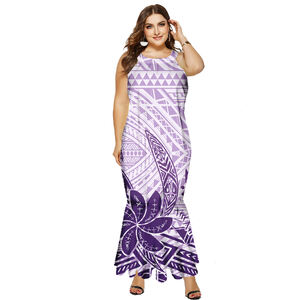 Conceptions de <span class=keywords><strong>tatouage</strong></span> polynésien robe personnalisée imprimé de fleurs femmes Style île du Pacifique Samoan Puletasi nouveau vêtements POD - Product Image 3