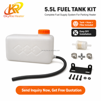 Réservoir de carburant diesel DFT 5,5 L pour chauffage de stationnement Webasto Eberspacher 12V 24V, réservoir auxiliaire d'huile, compatible avec les modèles d'usine OkyRie