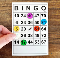 Jetons de bingo magnétiques 2025, compteurs transparents, jetons de jeu de comptage - Marqueurs mathématiques en plastique transparent pour la salle de classe - Couleurs mélangées