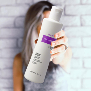 Marque privée <span class=keywords><strong>Shampooing</strong></span> et soin capillaire sans jaune Après-shampoing en profondeur restructurant pour cheveux gris, super éclaircis ou décolorés. - Product Image 3