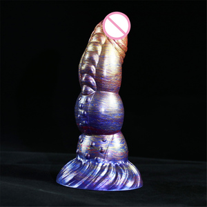 Bán buôn đặc biệt động vật dương vật g-spot kích thích quan hệ tình dục dành cho người lớn cắm với cốc hút chèn Silicone dildo cho nam nữ - Product Image 6