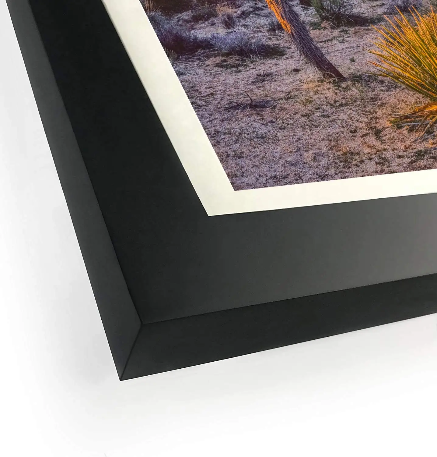 Siyah ahşap 16x20 resim çerçeve temperli cam fotoğraf yatay dikey ekran