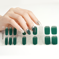Autocollants d'ongles en gel à motifs écossais colorés et passionnants Huizi Wholesale
