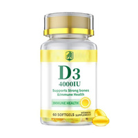 Soins quotidiens des os, gélules molles D3, optimisent l'absorption du calcium, renforcent le système immunitaire, végétalien, étiquette privée personnalisée