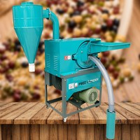 Broyeur à marteaux auto-amorçant automatique pour aliments pour animaux, moulin à maïs électrique 3 kW