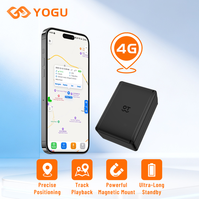 YG-T12 Smart GPS Tracker with 4G LTE Waterproof Android & IOS App Support Fleet Management for Luggage Anti-Lost Device