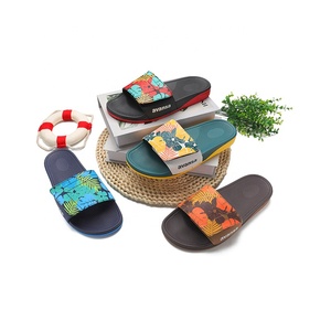 Nhà Máy Giá Mở Ngón Chân Chống-Trượt Không Thấm Nước Tpr Thoáng Khí Làm Mát Gel Chèn In Logo Mềm Tùy Chỉnh Trượt Dép - Product Image 3