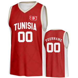 <span class=keywords><strong>Camiseta</strong></span> de <span class=keywords><strong>Baloncesto</strong></span> Personalizada con Rayas Diagonales Rojas y Blancas, 100% Poliéster, Transpirable, sin Mangas, Cuello en V, con Transferencia Térmica - Product Image 3