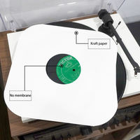 Pochettes pour disques vinyles en papier Kraft, 180g, antistatiques, imperméables, anti-poussière, pochette de protection pour disques CD, sac de rangement pour tourne-disque