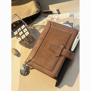 M5 <strong>Leather</strong> Handbook Loose-leaf Book High Value Notebook Carry-on Pocket Small Book <strong>Diary</strong> A5 Binder - Product Image 3