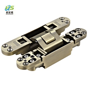 Customized Box 28x160mm Anti-brass Modern Design 3d Concealed Hinge 80kg Aluminum Door Apartment Furniture for Hotel Bld-g160 1 - Product Image 1