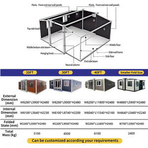 <span class=keywords><strong>Maison</strong></span> conteneur extensible de 20 pieds, système d'énergie solaire hors réseau, 2 chambres, <span class=keywords><strong>maison</strong></span> modulaire préfabriquée, certifiée CE, kit d'assemblage rapide - Product Image 5