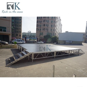 Portable Stage <b>Platform</b> 4ftx8ft Stable Quick Install Aluminum Alloy Stage - Product Image 6