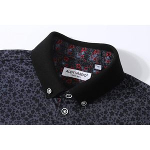 Camiseta Polo Personalizada para Hombre, Manga Corta, Corte Regular, Diseño de Punto Estampado - Product Image 3