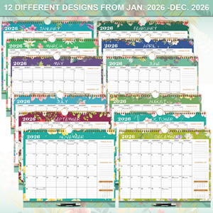 Настольный календарь 2026 года 12 месяцев, ежемесячный планировщик со списком дел, настенный календарь для домашнего офиса, фоторамка двойного назначения - Product Image 3