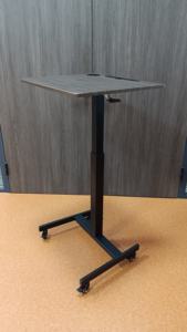 Mesa de <span class=keywords><strong>Lectura</strong></span> Ajustable con Elevación a <span class=keywords><strong>Gas</strong></span> de Diseño Moderno, Panel de Madera, Escritorio de Consignación con Cerradura, Ajustable a Cualquier Altura, Recubrimiento en Polvo para Uso en Oficina - Product Image 3