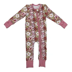 Qingli OEM Bebe Crece Floral Toddler Girls pagliaccetti distributore di vestiti per bambini