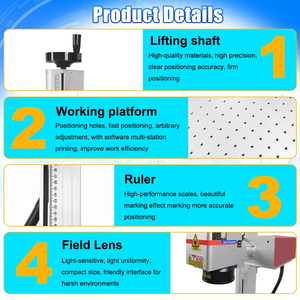 Nueva Máquina de Marcado Láser UV de 3W-20W de Alta Precisión, CNC de Sobremesa, Grabado en Vidrio y Cerámica, Compatible con DWG/DST/AI/DXF/PLT/BMP, EZ CAD - Product Image 3