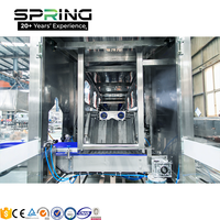 Ligne de production automatique d'eau pure minérale en bouteilles de 18 litres, 150-2000 BPH, machine de remplissage