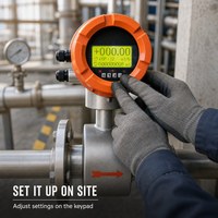 Alat Ukur Aliran Elektromagnetik Digital dengan Flensa Baja Tahan Karat untuk Pengukuran Cairan Air dan Minyak untuk Penggunaan Pabrik